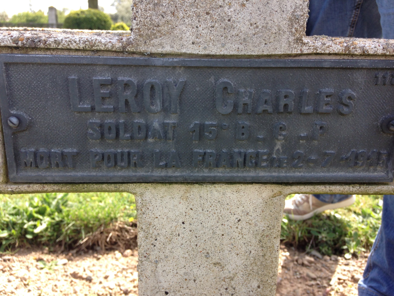 Tombe Charles LEROY Cernay